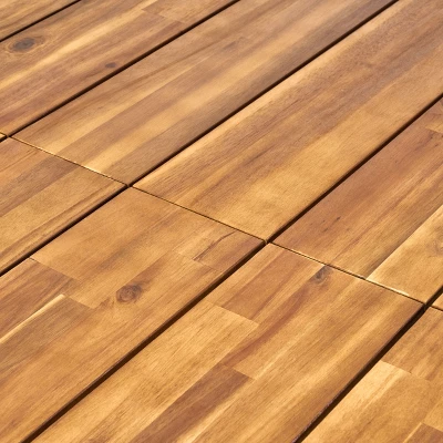 Christopher Knight Home Valoria 5 Pcs Acacia Wood Slat Panel Dining Set 7 Christopher Knight Home Valoria 5 Pcs Acacia Wood Slat Panel Dining Set - Image 7