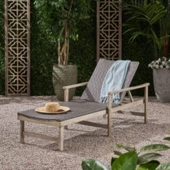 Christopher Knight Home Hampton Outdoor Acacia Wood And Wicker Adjustable Chaise Lounge -Ckhome2u Store GUEST 3f04359c 87d8 4ccc 8450 dc5044d62867