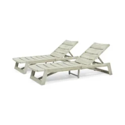 Christopher Knight Home Maki Outdoor Acacia Wood And Iron Armless Adjustable Chaise Lounges (Set Of 2) -Ckhome2u Store GUEST 401dfd7e 1ec9 468e ace3 abb303516357