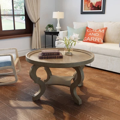 Althea Circular Coffee Table - Christopher Knight Home 1 Althea Circular Coffee Table - Christopher Knight Home
