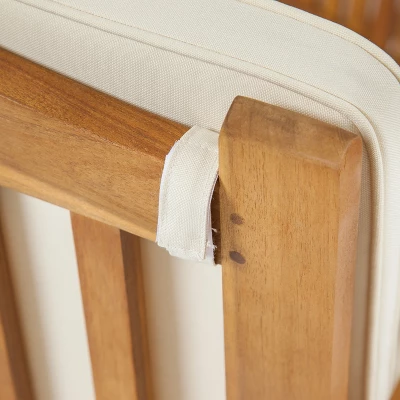 Carolina 6pc Acacia Wood Chat Set - Christopher Knight Home 2 Carolina 6pc Acacia Wood Chat Set - Christopher Knight Home - Image 2