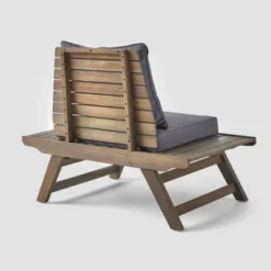 Sedona 2pk Acacia Wood Club Chairs Gray/Dark Gray - Christopher Knight Home: Weather-Resistant Patio Accent Chairs -Ckhome2u Store GUEST 458d21c5 c3e7 431b a049 c96ad31081f2
