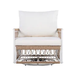 Christopher Knight Home Milles 360° Swivel Bohemian Patio Lounge Chair With Handwoven Rope And Cushions (Set Of 2) -Ckhome2u Store GUEST 45f775b2 3534 4c7e b01e 7d9444a4da07