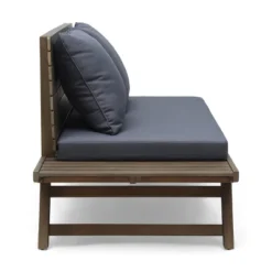 Christopher Knight Home Sedona Outdoor Acacia Wood Loveseat With Cushions -Ckhome2u Store GUEST 475a67bd ae22 4bc7 b656 9d7ac33689f2