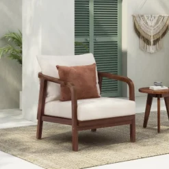 Christopher Knight Home Ivana Patio Woven Rope Acacia Wood Club Chair With Deep Cushions -Ckhome2u Store GUEST 480d0c21 b2da 43c3 aee2 a9298c5ca0a8
