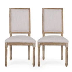 2pk Regina French Country Wood Upholstered Dining Chairs - Christopher Knight Home -Ckhome2u Store GUEST 48b15fc7 32ce 4da7 9d49 175e370ad4a1