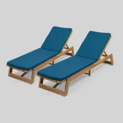 Maki 2Pk Acacia Wood Chaise Lounge - Christopher Knight -Ckhome2u Store GUEST 49f41f78 c12b 4411 92b8 8cb9705507aa