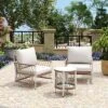 Christopher Knight Home Delphine Bohemian 3 Piece Patio Handwoven Rope Seating Set With Glass Top Side Table -Ckhome2u Store GUEST 4a4db897 444b 47aa 8012 47a0bd275450