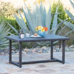 Christopher Knight Home Avianna Outdoor 59" Wicker Weave Dining Table -Ckhome2u Store GUEST 4aa02640 9615 4d4a 9420 e3a78c1e5b3d