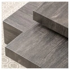 Iverson Rectangular Rotatable Coffee Table Black Oak - Christopher Knight Home: Unique 60's Vibe, Dual-Shelf -Ckhome2u Store GUEST 4cbfc7f6 283f 46c4 8b42 cb6de6f77e15