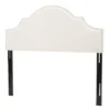 Arched Camel-Back Upholstered Headboard Queen Size With Nailhead Stud Trim, Adjustable Height Full/Queen Beds Headboard -Christopher Knight Home -Ckhome2u Store GUEST 4d41970a 8665 4f5b b2a1 b0b6ded29e26