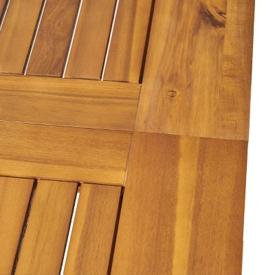 Christopher Knight Home Reynard 7 Piece Expandable Outdoor Dining Set With Acacia Wood Table And Rope Back Chairs 10 Christopher Knight Home Reynard 7 Piece Expandable Outdoor Dining Set With Acacia Wood Table And Rope Back Chairs - Image 10