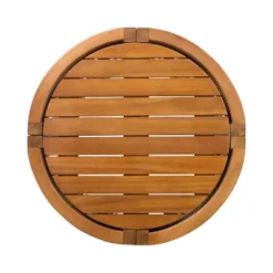 Christopher Knight Home Eland Boho Outdoor Acacia Wood Handwoven Rope Slatted Side Table -Ckhome2u Store GUEST 52885a30 745a 434b 9abf 75d05390aafc