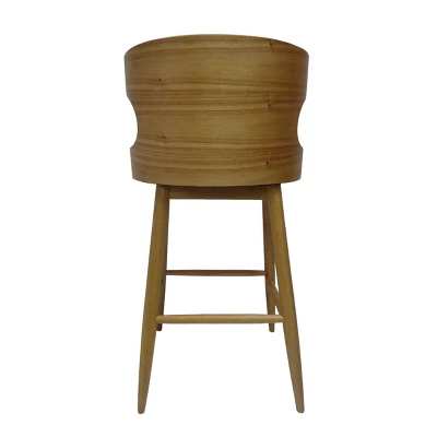 Set Of 2 Kamryn Mid Century Modern Barstool - Christopher Knight Home 5 Set Of 2 Kamryn Mid Century Modern Barstool - Christopher Knight Home - Image 5