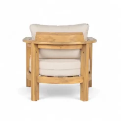 Christopher Knight Home Orrin Outdoor Tub Design Acacia Wood Club Chair With Open Slat Back, Beige/Light Teak -Ckhome2u Store GUEST 5802a398 6e56 4051 93d3 aa7149f8dbeb