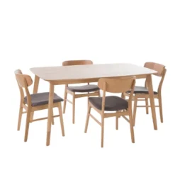 5pc Lucious 60" Dining Set - Christopher Knight Home -Ckhome2u Store GUEST 5a64a676 9a2f 4506 bdb4 8bcb7d7af4a1