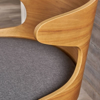 Set Of 2 Kamryn Mid Century Modern Barstool - Christopher Knight Home 2 Set Of 2 Kamryn Mid Century Modern Barstool - Christopher Knight Home - Image 2