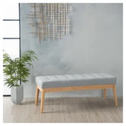 Saxon Upholstered Bench - Christopher Knight Home -Ckhome2u Store GUEST 5dd2f33b 38dc 4419 bc12 fe7376c59218