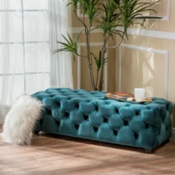 Piper Tufted Rectangular Ottoman Bench - Christopher Knight Home -Ckhome2u Store GUEST 5e69ac7d c892 4255 ae13 5420bb160914