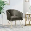 Grelton Modern Glam Velvet Club Chair With Hairpin Legs - Christopher Knight Home -Ckhome2u Store GUEST 5ecad9e3 9aba 4ac1 ba54 391a77add0e6