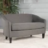 Justine Loveseat Dark Gray - Christopher Knight Home -Ckhome2u Store GUEST 5f8bfb4a 54eb 46ce a675 1f77c4550016