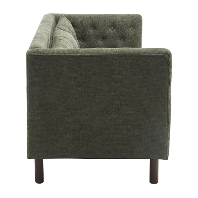 78"W Sofa Couch, Modern Upholstered 3-seater Sofa Chair With Tufted Design For Living Room -Christopher Knight Home 9 78"W Sofa Couch, Modern Upholstered 3-seater Sofa Chair With Tufted Design For Living Room -Christopher Knight Home - Image 9
