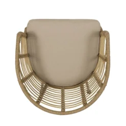 Randy 2pk Outdoor Wicker Chairs With Cushions - Light Brown/Beige - Christopher Knight Home -Ckhome2u Store GUEST 611c4d95 94ad 4ff9 8717 6e4b17e97f66