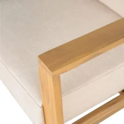 Christopher Knight Home Orrin Outdoor Tub Design Acacia Wood Club Chair With Open Slat Back, Beige/Light Teak -Ckhome2u Store GUEST 6129f7e0 5244 4622 ac56 3656cf95e112