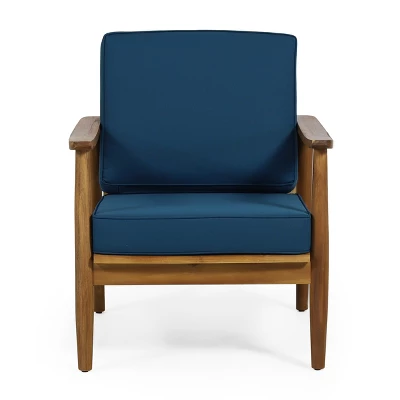 Christopher Knight Home Willowbrook Outdoor Acacia Wood Club Chair 9 Christopher Knight Home Willowbrook Outdoor Acacia Wood Club Chair - Image 9