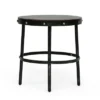 Rivet Modern Industrial Handcrafted Round Mango Wood Side Table Brown/Antique Gunmetal - Christopher Knight Home -Ckhome2u Store GUEST 628ffc9a 3785 4b4b bc4f 8be8ab5c2cc2