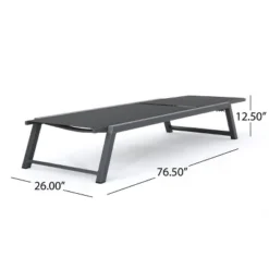 Myers 4pk Aluminum Chaise Lounge: Weather-Resistant, Adjustable, Poolside Patio Furniture Set - Christopher Knight Home -Ckhome2u Store GUEST 6522db66 1db7 4ec2 9a1a 8d803bbeeca6