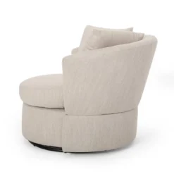 Smyrna Contemporary Upholstered Swivel Club Chair - Christopher Knight Home -Ckhome2u Store GUEST 66e85605 8ea3 49f2 b9d1 08ca3f055a1d