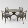 Llano 5pc Patio Dining Set - Christopher Knight Home -Ckhome2u Store GUEST 67374ea7 9979 462c 892b db14785ee1a7