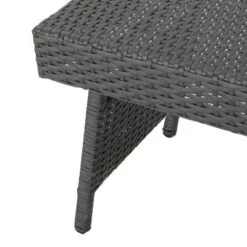 Christopher Knight Home 2pc Salem Outdoor Folding Side Table Wicker Gray -Ckhome2u Store GUEST 694bd759 3614 42e7 aec5 1f9863fe01a7
