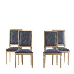Christopher Knight Home Carina French Country Rubberwood Upholstered Dining Chair (Set Of 4) -Ckhome2u Store GUEST 69b4702f ee7b 4173 90fa 33b2c6b7dffc