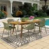 Christopher Knight Home Paco 7 Pieces Outdoor Modern Expandable Dining Set With Stackable Chair -Ckhome2u Store GUEST 69bfe1bf 2922 4db9 b3be 0f00e5a8b9ea