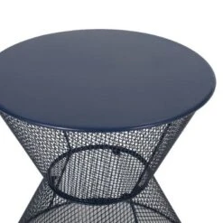 Round Patio Side Table For Outside Use, 17.75" Diameter Iron Outdoor End Table, Patio End Table -Christopher Knight Home -Ckhome2u Store GUEST 6accf408 8592 4f41 a4d9 d36c548da55e