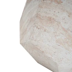 Christopher Knight Home Gerda Outdoor Hexagonal Shape Travertine Lightweight Concrete Side Table -Ckhome2u Store GUEST 6afb8c34 6ec8 4800 a847 727427525d3a