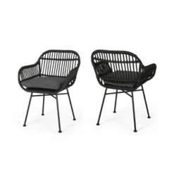 Christopher Knight Home Orlando Wicker Woven Steel Frame Club Chairs -Ckhome2u Store GUEST 6baf2dd8 3ec5 4509 8911 82b97b139553