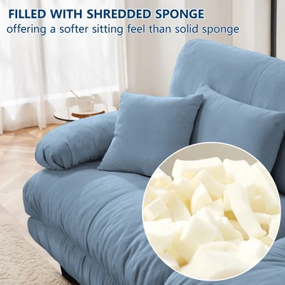 Christopher Knight Home Bertram Modern Chenille Sofa With Bolstered Armrests And Pillows 5 Christopher Knight Home Bertram Modern Chenille Sofa With Bolstered Armrests And Pillows - Image 5