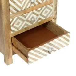 Sandia Handcrafted Boho 4 Drawer Mango Wood Nightstand Natural/White - Christopher Knight Home 15 Sandia Handcrafted Boho 4 Drawer Mango Wood Nightstand Natural/White - Christopher Knight Home -Ckhome2u Store GUEST 6c9879d1 0914 4449 b64e 5873eda311e4