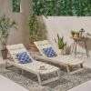 Christopher Knight Home Maki Outdoor Acacia Wood And Iron Armless Adjustable Chaise Lounges (Set Of 2) -Ckhome2u Store GUEST 6e3d1c3e 1d63 400c 97c6 8849508bf214