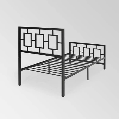 Claudia Modern Iron Platform Bed - Christopher Knight Home 5 Claudia Modern Iron Platform Bed - Christopher Knight Home - Image 5