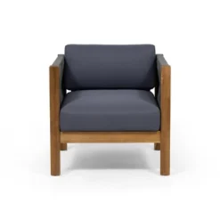 Christopher Knight Home Laurel Outdoor Acacia Wood And Rope Club Chair With Cushions -Ckhome2u Store GUEST 7129e39c 3b60 4be8 b547 5cda551c8070