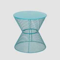 Nevada Iron Modern Side Table - Matte Teal - Christopher Knight Home -Ckhome2u Store GUEST 7253f7dd c3dc 4499 86fd 37473ca2257a