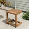 Christopher Knight Home Cyril Outdoor Slat Design Acacia Wood C Shape End Table -Ckhome2u Store GUEST 73e0679d 1059 4e6e b310 e3ff98708de0