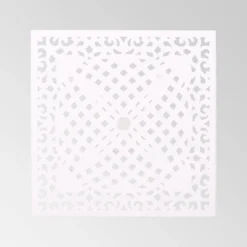 Phoenix Square Cast Aluminum Dining Table - White - Christopher Knight Home -Ckhome2u Store GUEST 746e9292 77ad 436c ad79 7713864ef72e