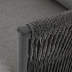 Handford 2pk Aluminum & Rope Club Chair Black/Gray: Weather-Resistant Patio Accent Chairs - Christopher Knight Home -Ckhome2u Store GUEST 750f30f3 1656 4043 aca2 ceecd587e42d