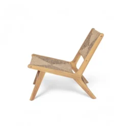 Christopher Knight Home Karla Outdoor Rustic Acacia Wood And Rattan Armless Lounge Chair (Set Of 2) -Ckhome2u Store GUEST 79405b17 44fa 4d93 933f 984e61231405