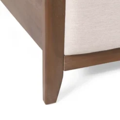 Christopher Knight Home Aura Acacia Wood Upholstered Bed Frame With Headboard And Footboard -Ckhome2u Store GUEST 7d2e2471 3557 47f7 8bcb ad9f5df0afda